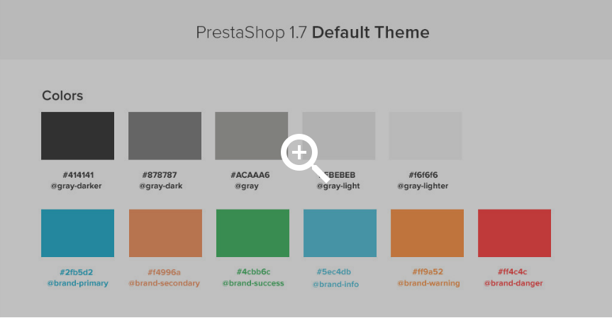 PrestaShop Style Guide New Default Theme