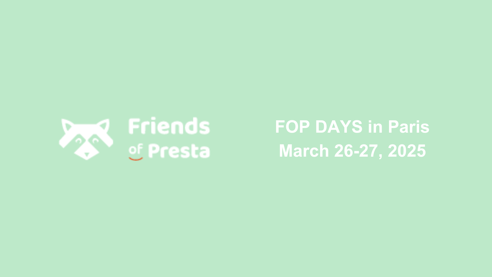 FOP Days visual